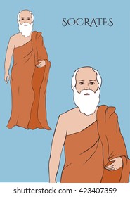 Ancient greek scientist, philosopher and thinker - Socrates
