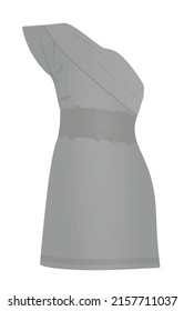 Ancient grey clothing. vector illustration