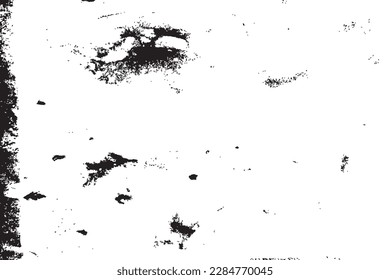 Ancient grunge parchment paper vector flat in black and white, old weathered burnt textured paper overlay. Paper for calligraphy memoir records and book making, vector. 