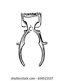 Ancient hair clipper.