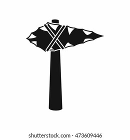 Ancient hammer icon in simple style isolated on white background. Tool symbol