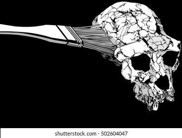 ancient human scull anthropology