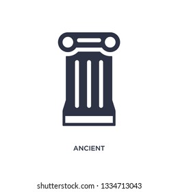 ancient icon. Simple element illustration from history concept. ancient editable symbol design on white background. Can be use for web and mobile.