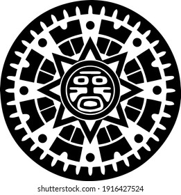 Ancient Incan Mayan Aztec Symbol Pattern
