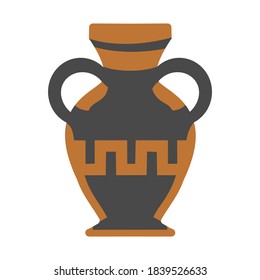 Ancient jar icon vector. Trendy flat ancient jar icon from history collection isolated on white background. Vector illustration can be used for web and mobile graphic design, logo, eps10