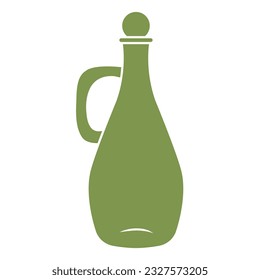 Ancient jug. Simple icone. Vector illustration isolated on white background.