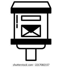 ancient mailbox still in town