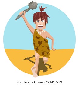 ancient man pursues prey