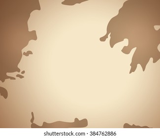 ancient map with gradient brown background and no line