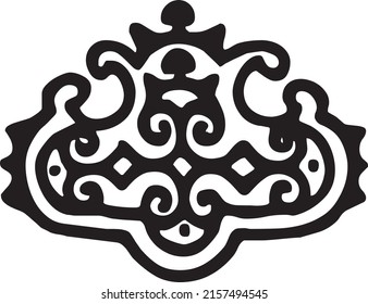 Ancient Mauritanian Oualata Pattern vector 8