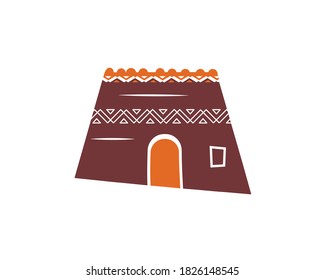 Ancient middle eastern Arabian old house 