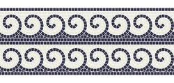 Ancient Mosaic Seamless Pattern. Decorative Antique Stone Ornament.