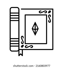 Ancient Mystique  Spell Book with Diamond Jewelry from Wizard Icon