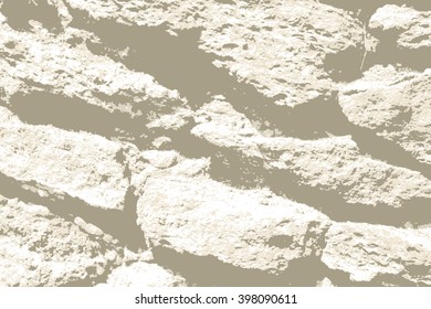 Ancient old stone wall architectural grunge background  texture pattern for 
fence, masonry and construction vintage design