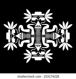 Ancient ornament image of the Incas.