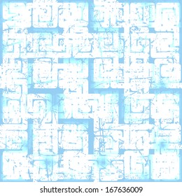 Ancient ornamental seamless background, vector illustration for your design, eps10, 2 layers.