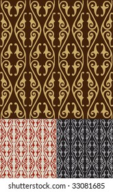 Ancient ornamental seamless vector pattern