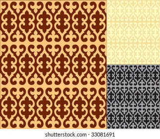 Ancient ornamental seamless vector pattern