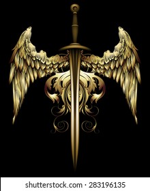 ancient ornate arms