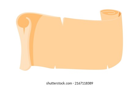 Viejo papiro. Ilustración del vector