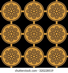 Ancient pattern. Seamless vector pattern.