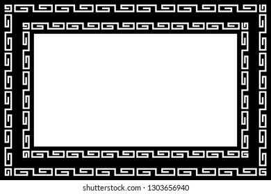 Ancient patterned wind frame, hieroglyphs, traditional patterns