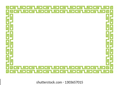 Ancient patterned wind frame, hieroglyphs, traditional patterns