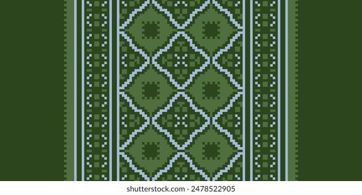 Ancient patterns Seamless Australian aboriginal pattern Motif embroidery, Pixel Ikat embroidery vector Design for Print egyptian pattern tibetan mandala bandanna