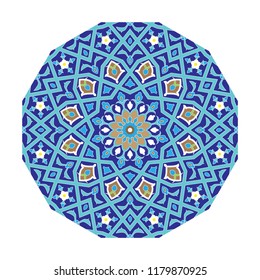 Ancient Persian Tile HD Vector