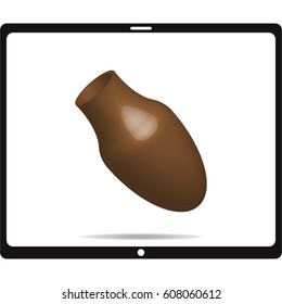 Ancient pot,vector illustration