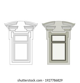 ANCIENT ROMAN AND HISTORICAL CLASSIC DECORATIONS GOTHIC COLUMNS AND FRIEZES IN ANCIENT VENICE STYLE