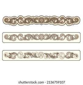 ANCIENT ROMAN AND HISTORICAL CLASSIC DECORATIONS GOTHIC COLUMNS AND FRIEZES IN ANCIENT VENICE STYLE