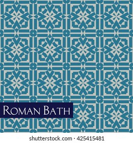 Ancient Roman and Turkish bath tiles texture