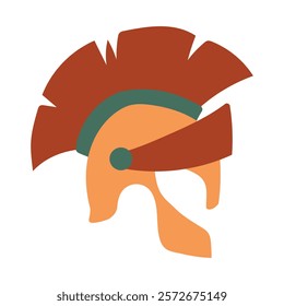 Ancient Rome Vector Illustration - Helmet