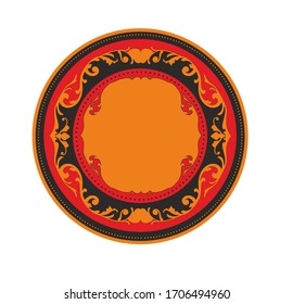 ANCIENT ROUND BAROQUE AND ARAB STYLE SYMBOL