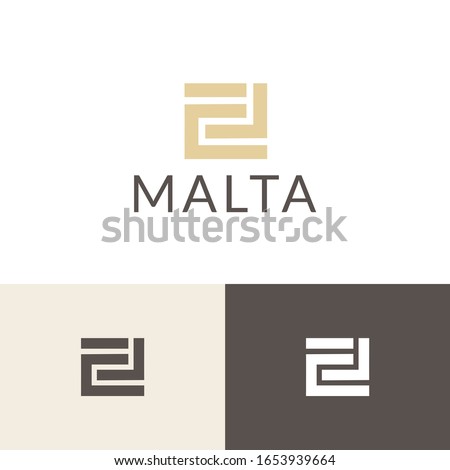 Ancient sacred logo design concept. Mystic logomark illustration. Can representing magic, yoga, religion.