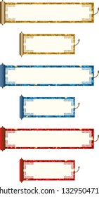ancient scroll with meander pattern