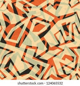 ancient seamless pattern with grunge effect