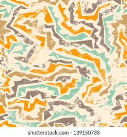 ancient seamless pattern with grunge effect