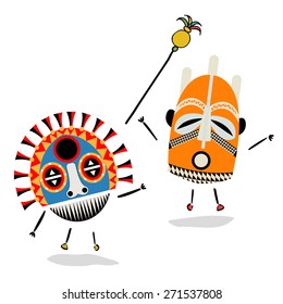 Ancient shaman characters