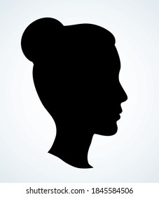 Vektorbild der hübschen Frau