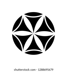 Ancient Slavic symbol represent heaven
