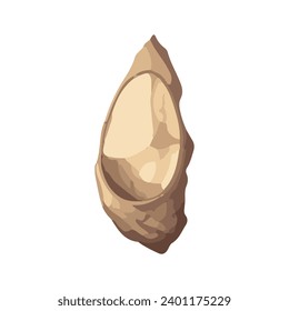 ancient stone fossil watercolor illustration