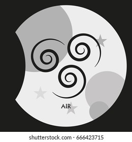 Ancient symbol of Air element.
