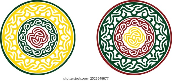 Ancient Symbols, Modern Art: The Magic of Celtic Mandalas in Vectors, Modern Celtic Mandala Vector Art Design