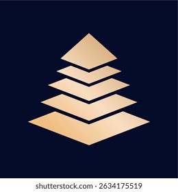 Logo do Templo Antigo: Espiritualidade Oriental Vetor Mark