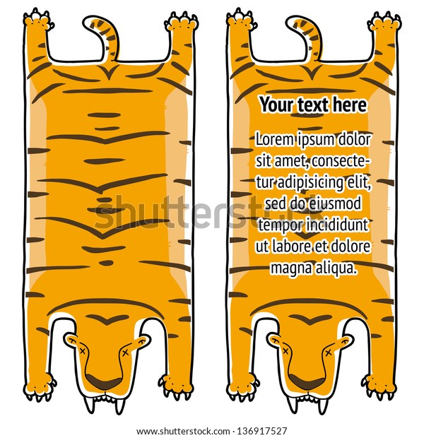 Ancient Tiger Skin Stone Age Caveman Stock Vector (Royalty Free ...
