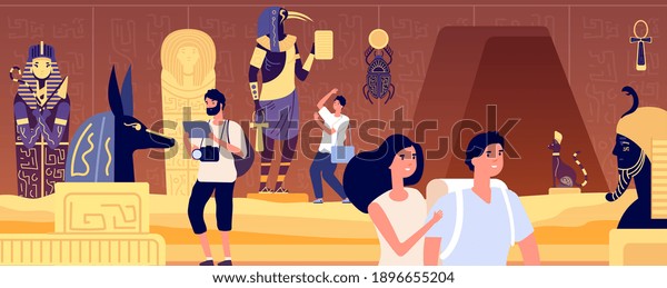 Ancient Tomb Underground Egyptian Burial Pyramid Stock Vector (Royalty ...