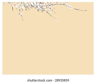 Ancient Traditional Artistic plum blossom Pattern 3