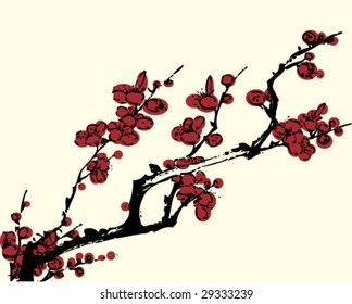 Ancient Traditional Artistic plum blossom Pattern